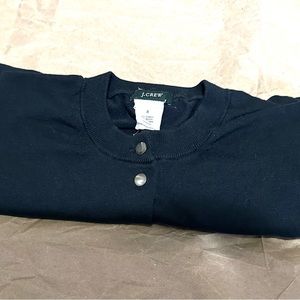 J Crew size S black women’s button down cardigan